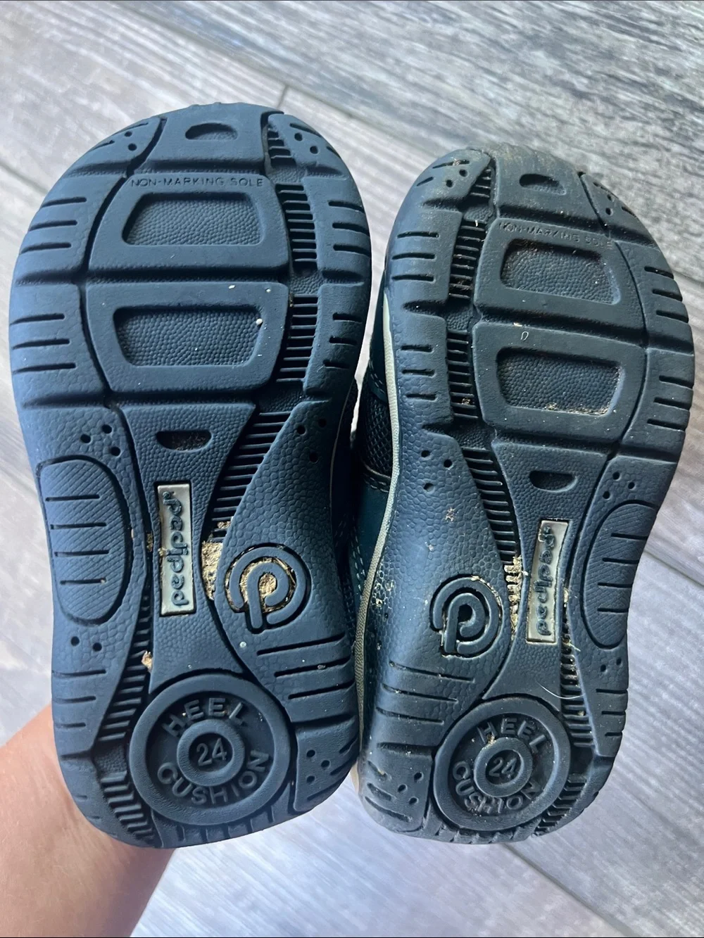 pediped Navy Flex Justice Shoes- unisex 7.5-8 toddler